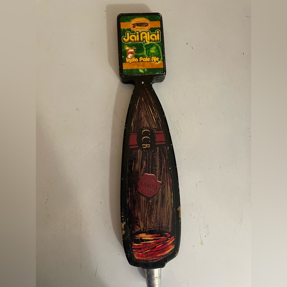 Cigar city Jai Alai tap handle- vintage